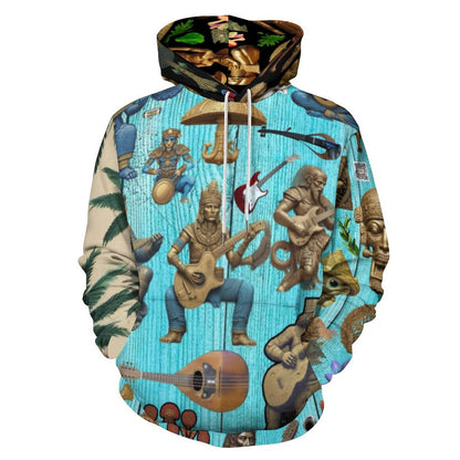 230gsm Men's Cool Hoodie with Double-layer Cap (All-Over Printing)