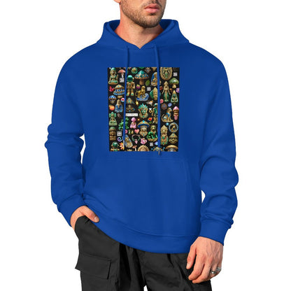 DTF 250gsm Cotton Men's Hoodie with Pocket (Front Printing)