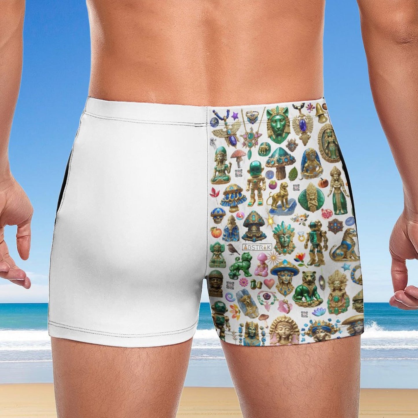 Fashionable Men's  boardshorts Swim Trunks DN003 (All-Over Printing)