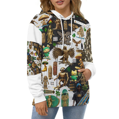 230gsm Lady Hoodie with Double-layer Cap (All-Over Printing)