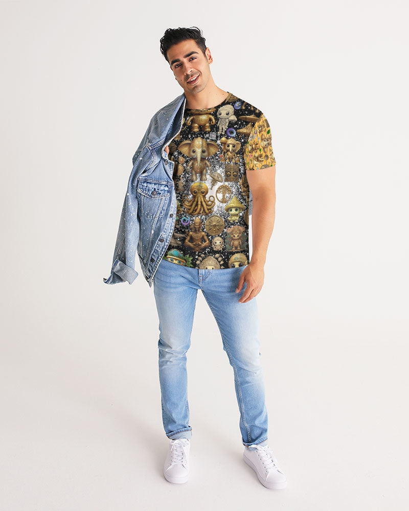 Elephant Collection Men's All-Over Print Tee