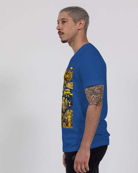 Evil Eye Abtrak Unisex Jersey V-Neck Tee | Bella + Canvas