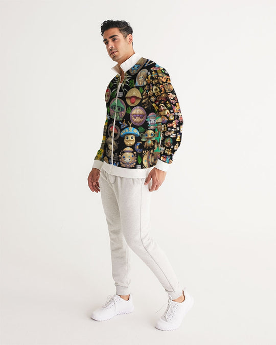 Mushroom Abstak Collection Men's All-Over Print Track Jacket