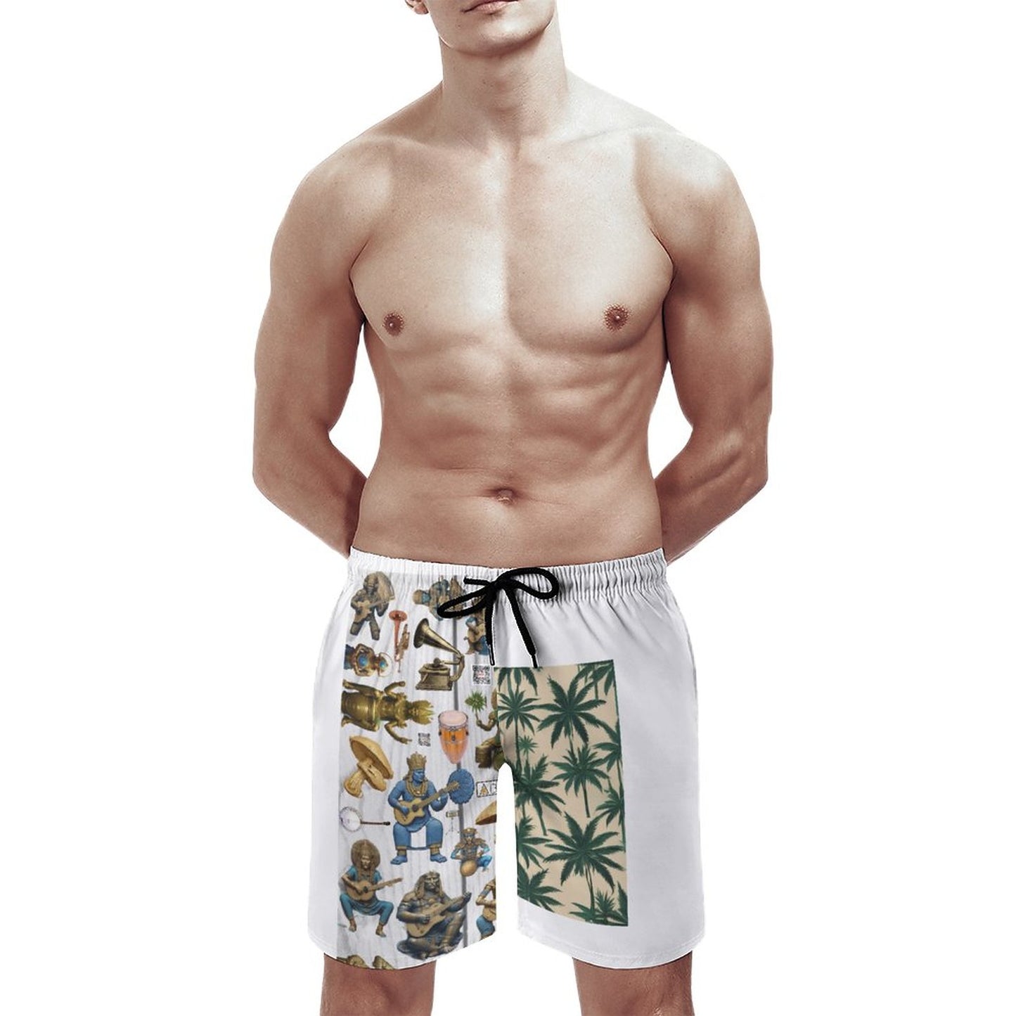 Men's Board Shorts D1P (All-Over Printing)