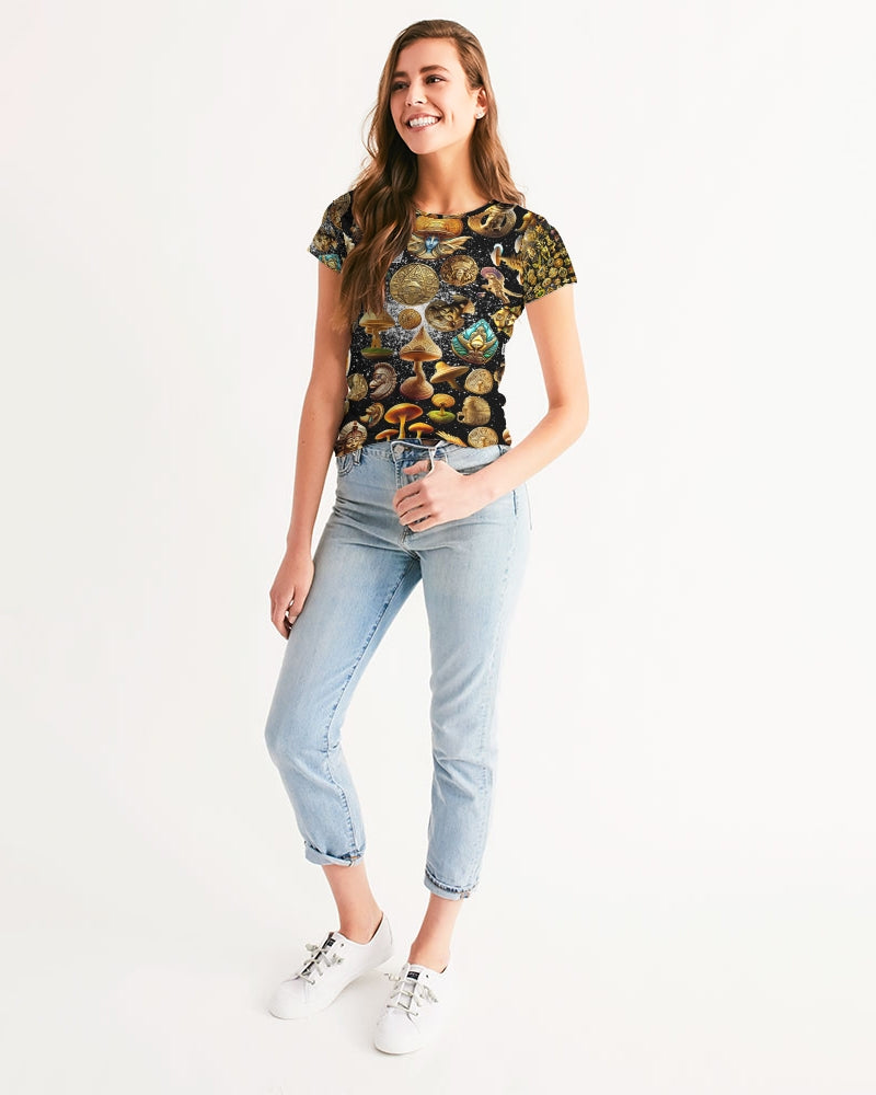 Nature Abstrak Women's All-Over Print Tee