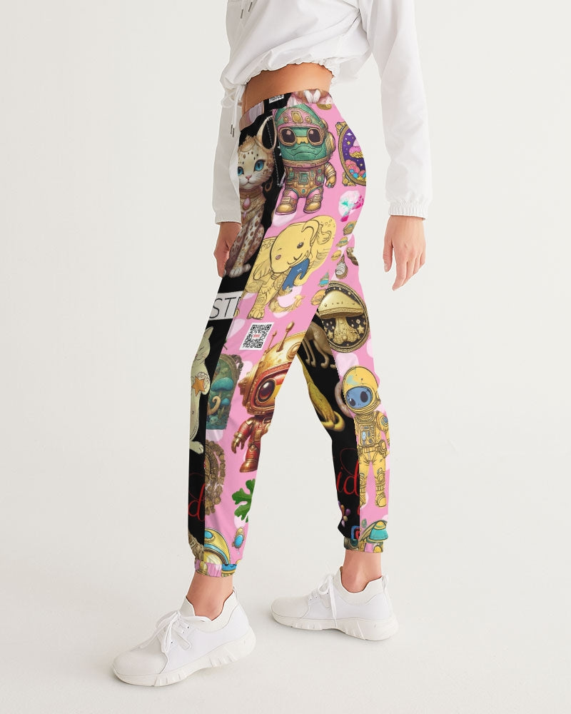 Leidy Abstrak Women's All-Over Print Track Pants