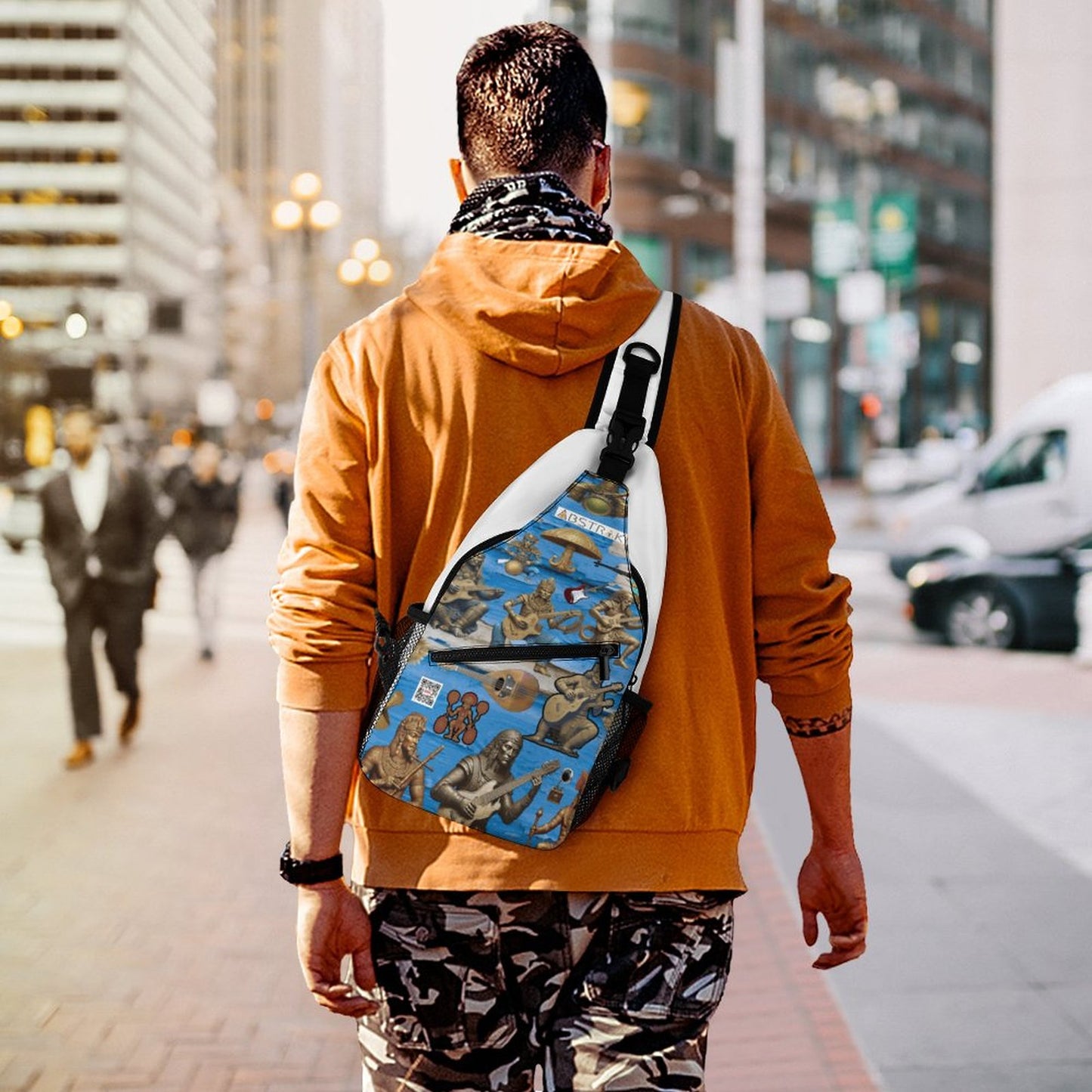 Create Unique Sling Bags with Our durable polyester (All-Over Printing)