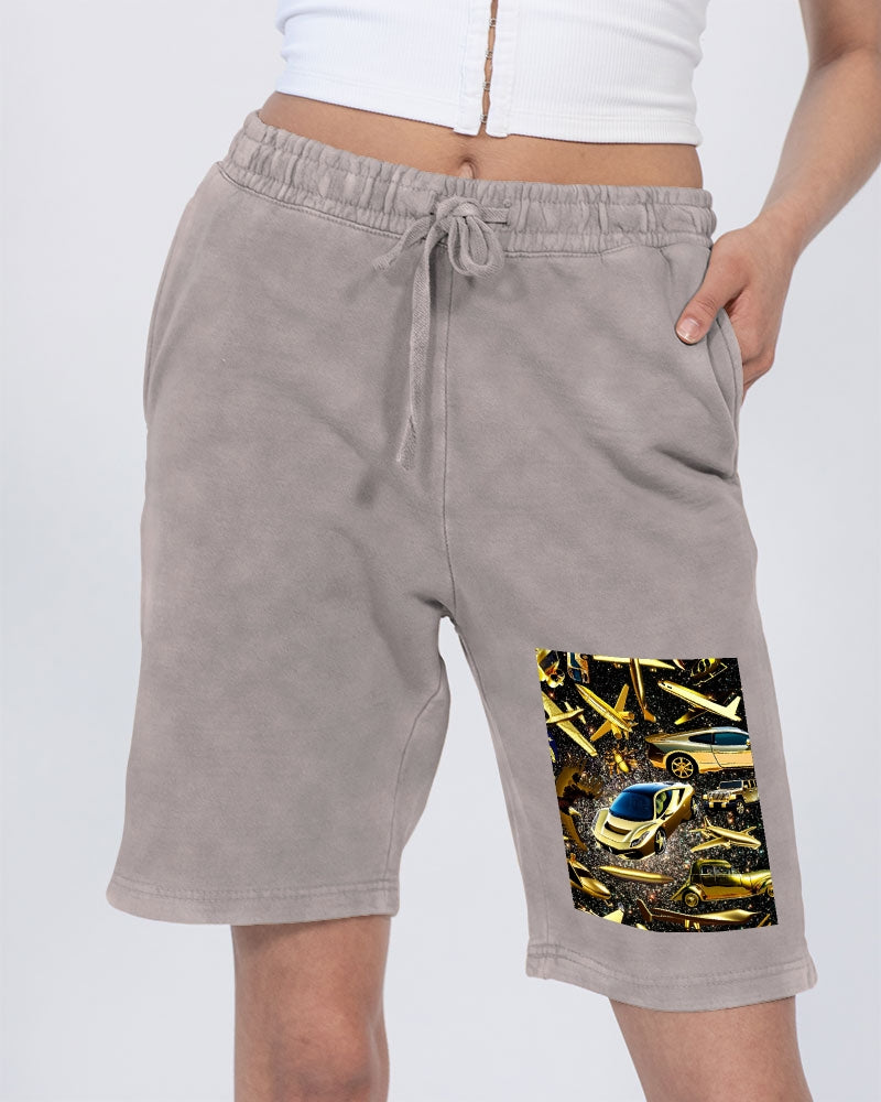 Robotic Abstrak Unisex Vintage Shorts | Lane Seven