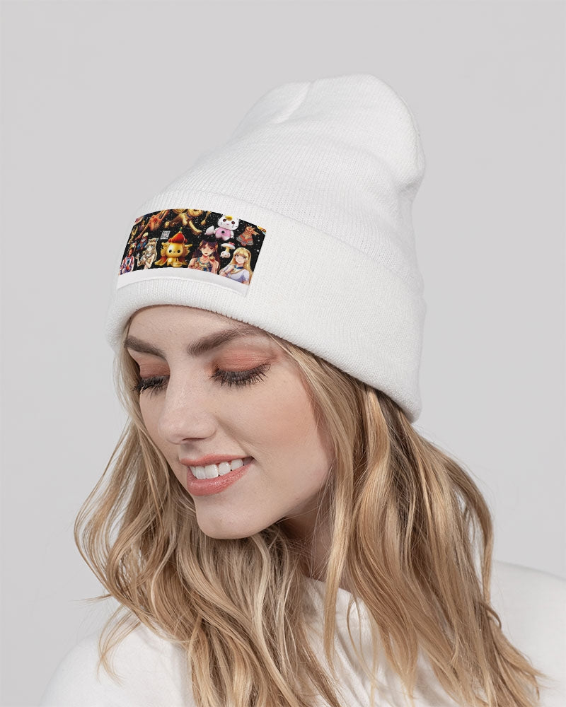 Womens Abstrak Solid Knit Beanie | Sportsman