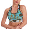 Custom Printed Patterned Yoga Sports Bra xG005KN07