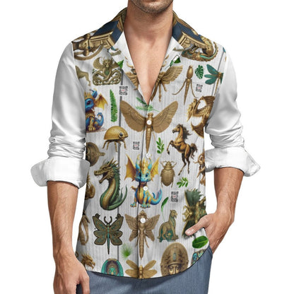 Men's Long Sleeve Shirt with Pocket LS (All-Over Printing)