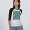 Alien Trendy Abstrak Collection Unisex Three-Quarter Sleeve Baseball Tee | Bella + Canvas