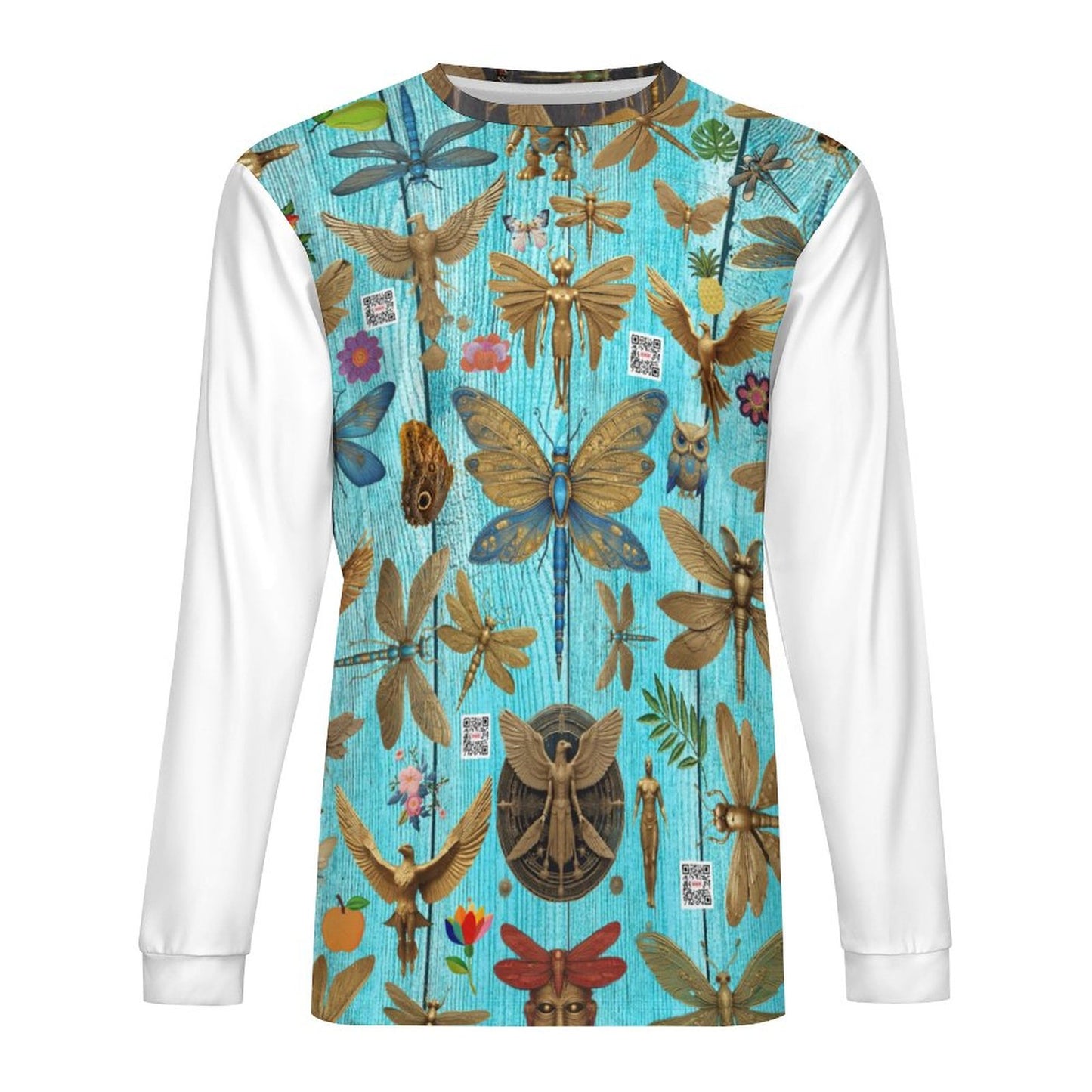 Men's Workout Top Long Sleeve DS017 (All-Over Printing)