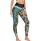 Custom Printed Honeycomb Textured Yoga Pants for Women (All-Over Printing)