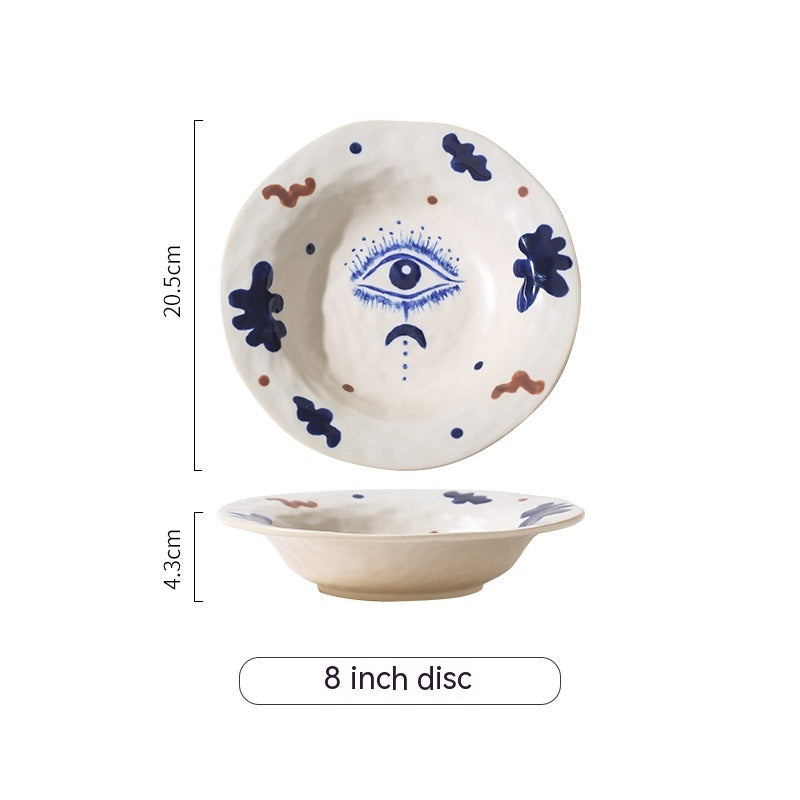 Retro Creative Ceramic Soup Plate