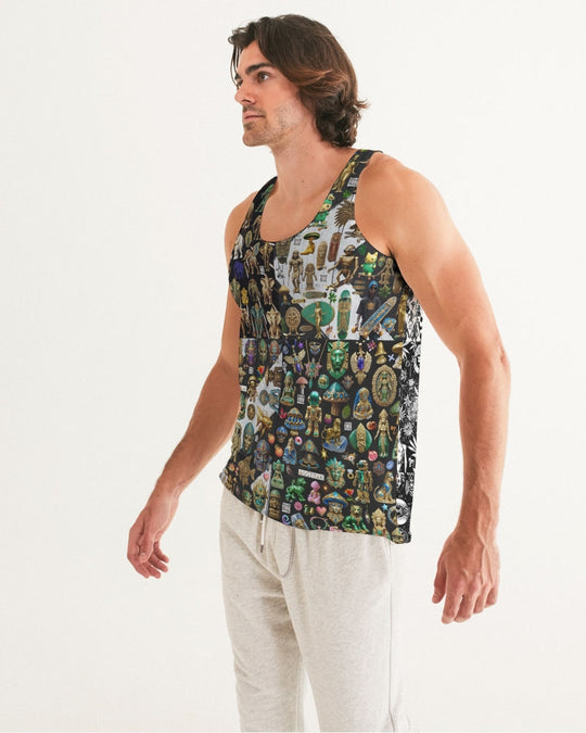 Abstraknyc Men's All-Over Print Tank