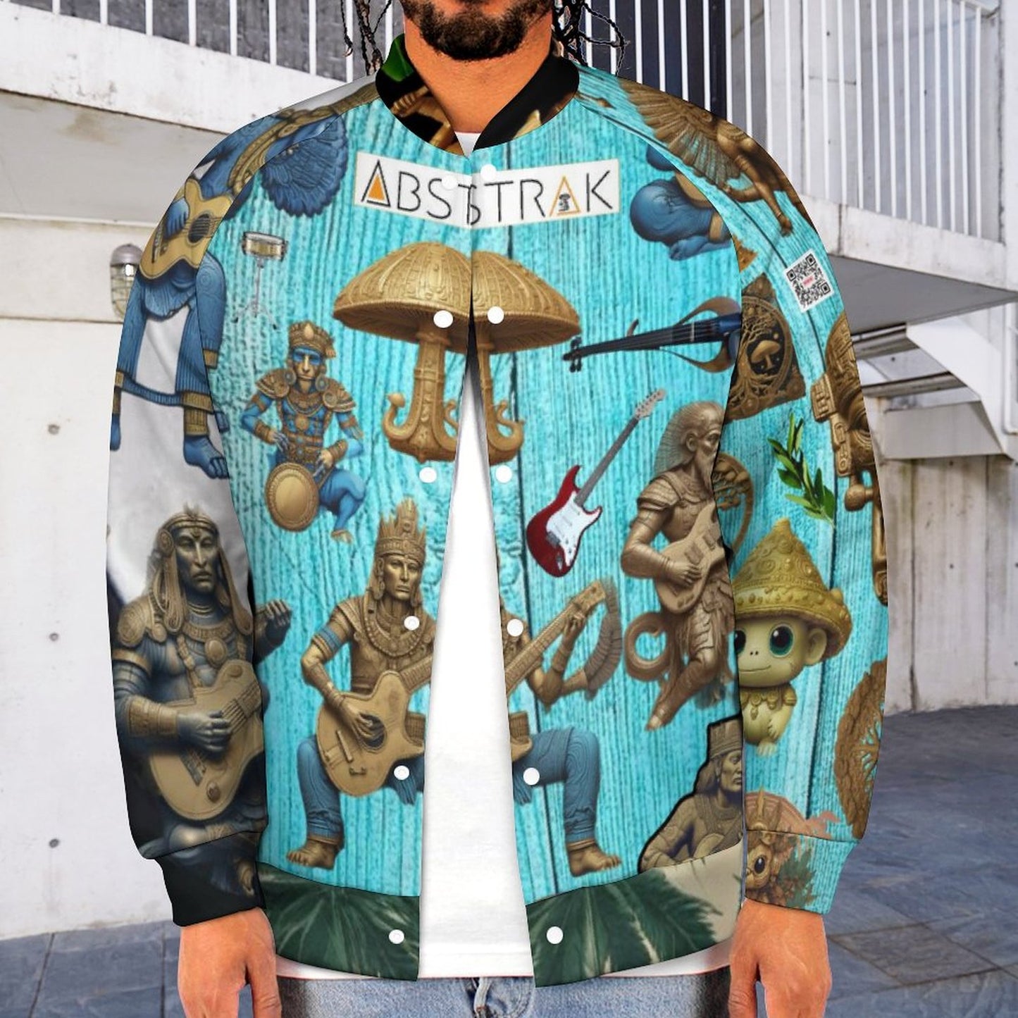 Men's Baseball Jacket (All-Over Printing)