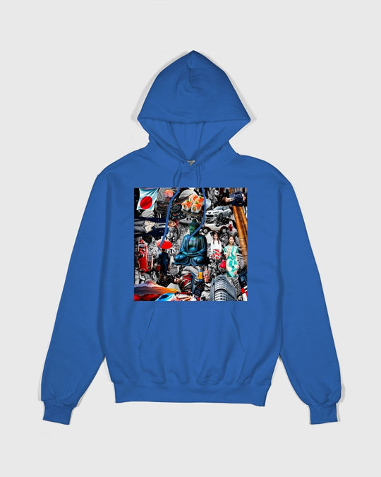 Trendy Abstrak Pattern Unisex Hoodie | Champion