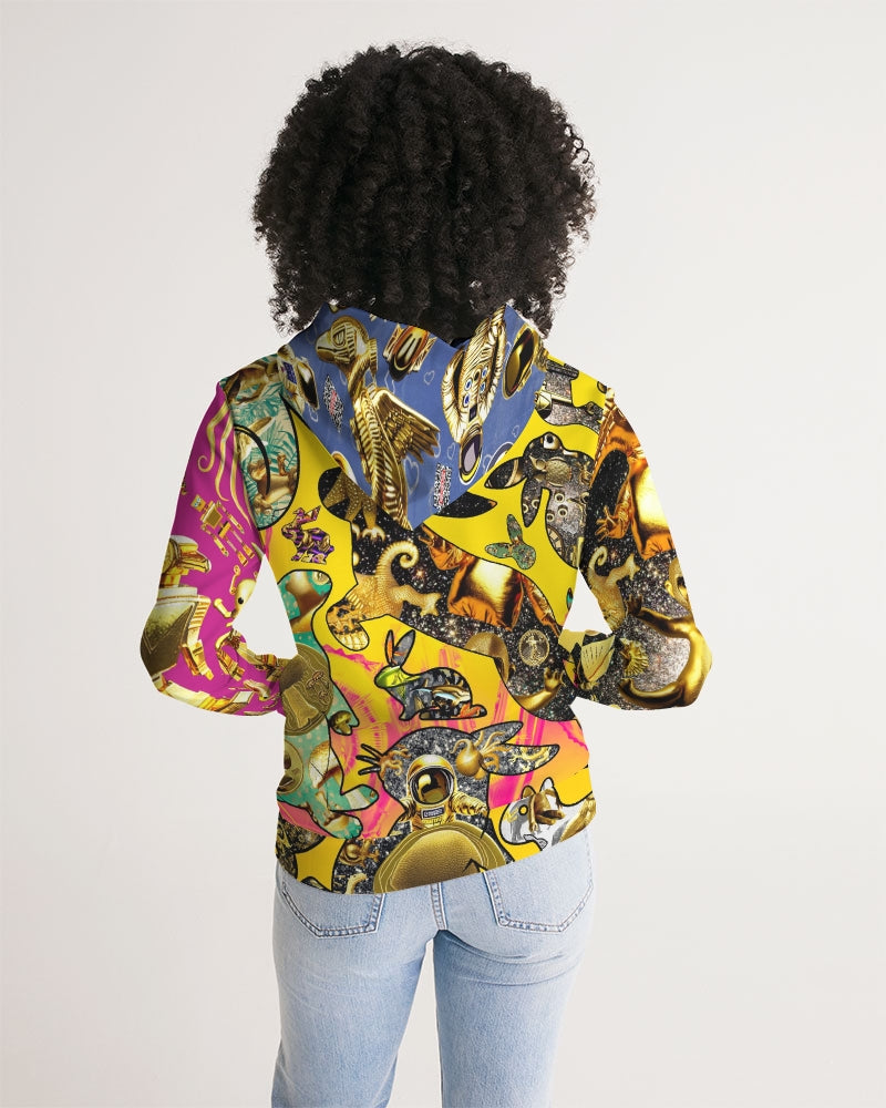 Robotic Abstrak Women's All-Over Print Hoodie