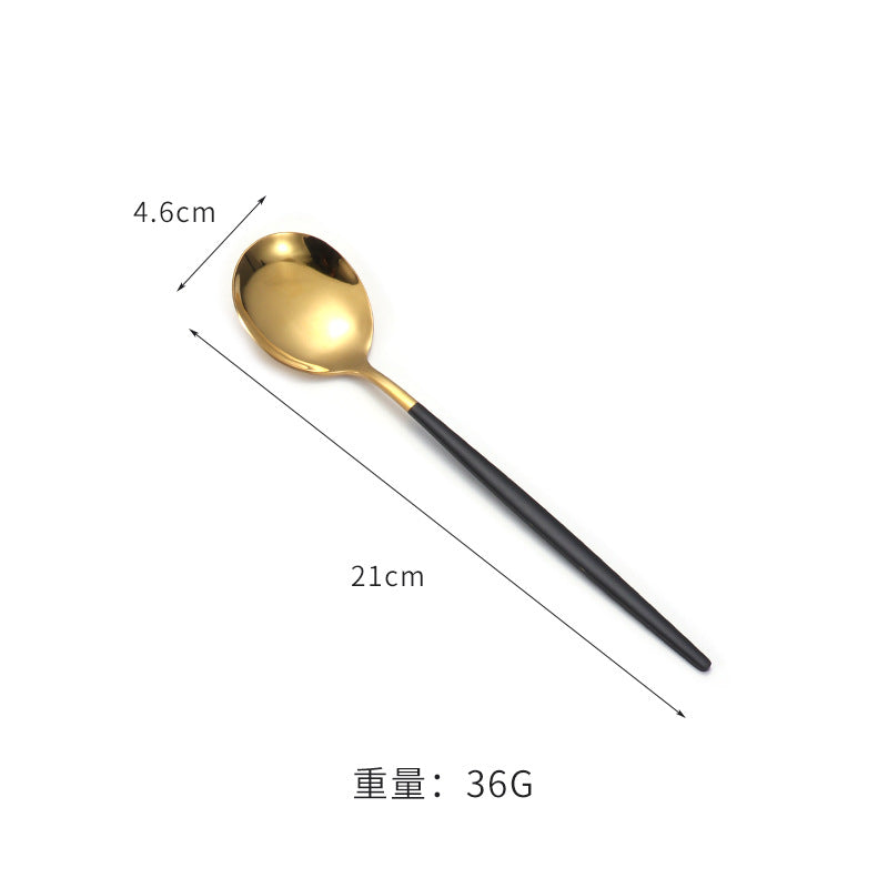 Stainless Steel Coffee Spoon Round Head Spoon