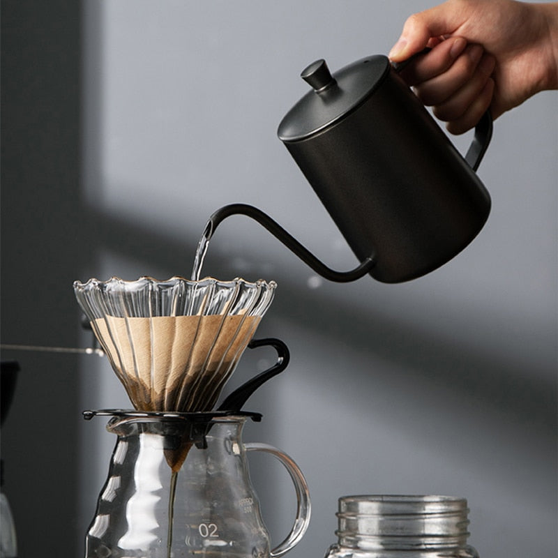 350ml 600ml Drip Kettle Coffee Tea Pot