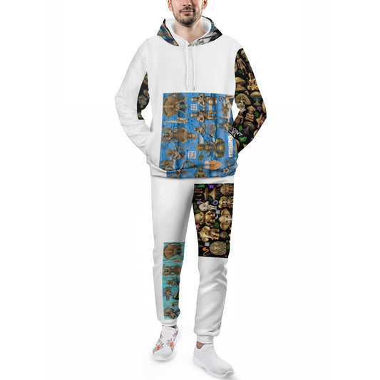 250gsm Imitation Cotton Hoodie & Joggers Set 4T03 (All-Over Printing)