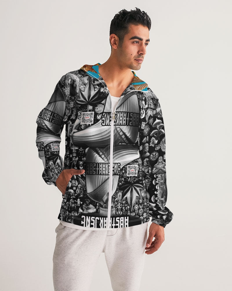 Matrix Vison Men's All-Over Print Windbreaker