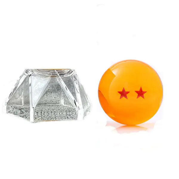 4.3 5.7 Cm Dragon Ball Z Crystal Ball Anime Figure 1 2 3 4 5 6 7 Star Dragon Balls with Stand Collectible Desktop Decoration Toy