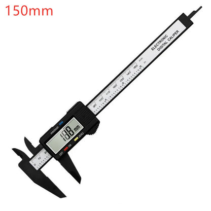 150mm 100mm Electronic Digital Caliper Carbon Fiber Dial Vernier Caliper Gauge Micrometer Measuring Tool Digital Ruler