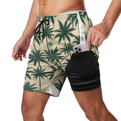 Men's Beach Shorts with 4 Pockets