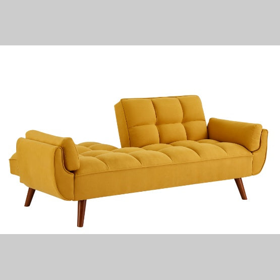 Yellow Fabric Sofa For Home Use