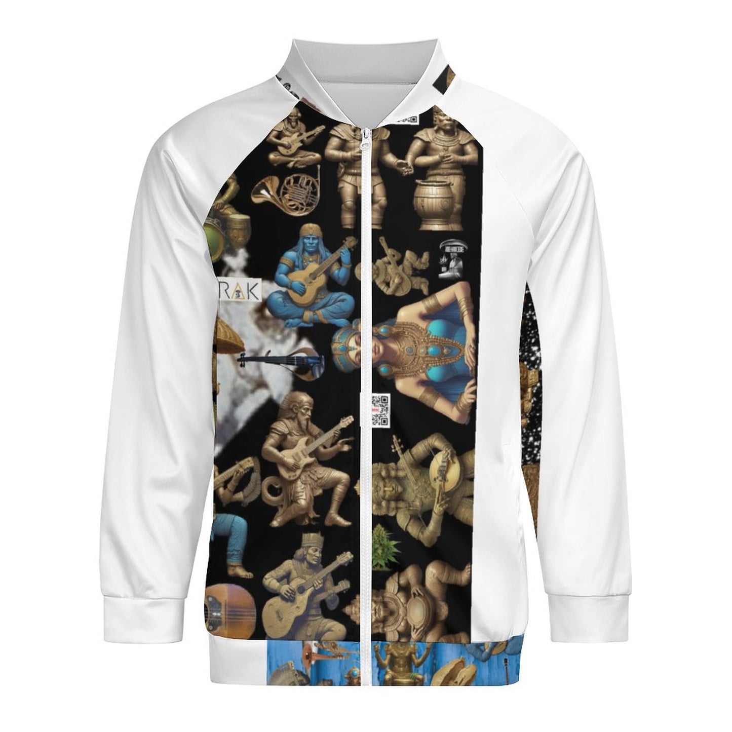 Raglan Zip-up Shirt WY10 (All-Over Printing)