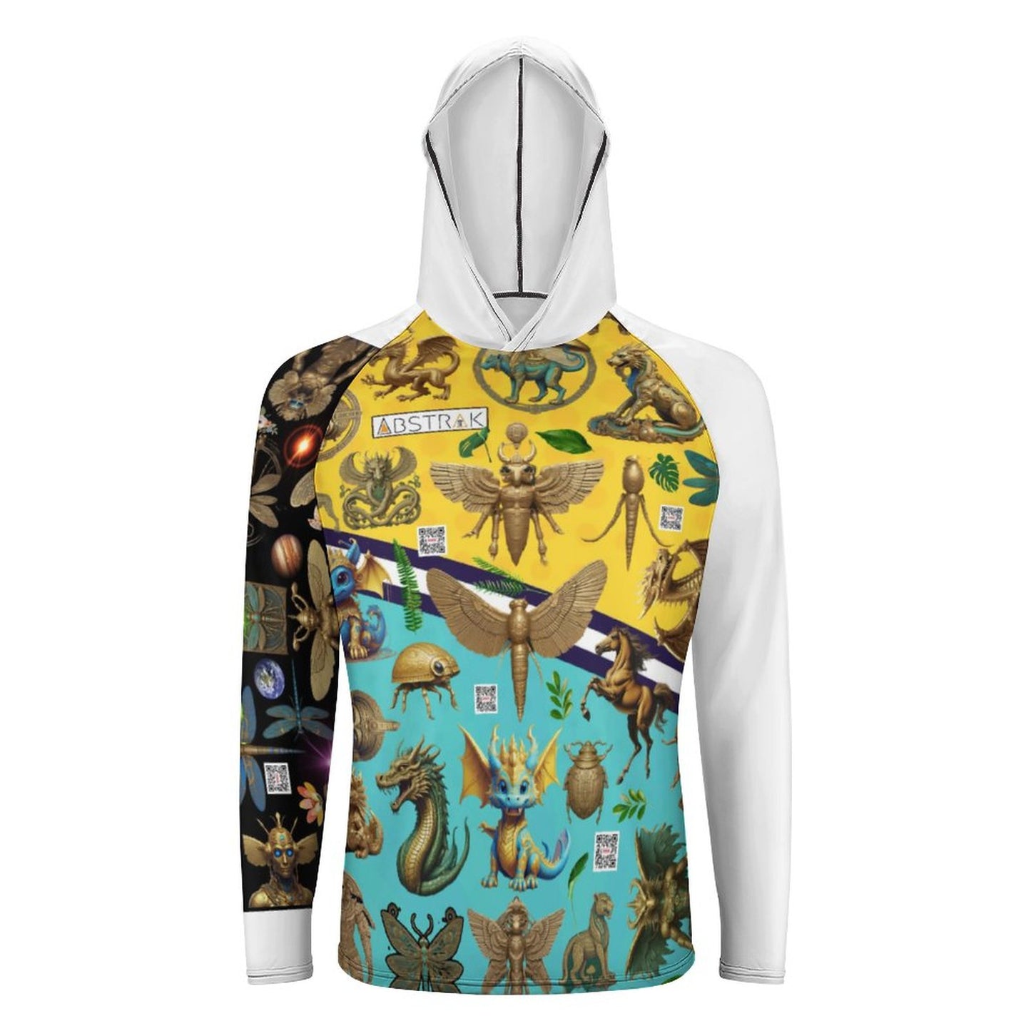 Men's Long Sleeve Hoodie NZ145 (All-Over Printing)