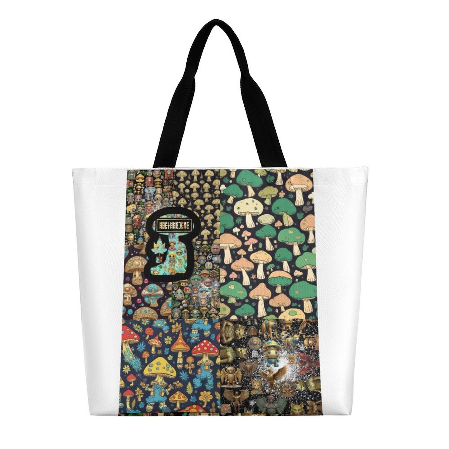 Large One Shoulder Shopping Bag (All-Over Printing)