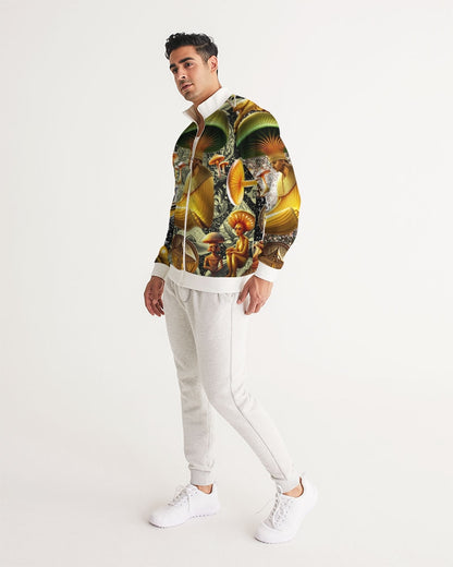 Illustration Abstrak Men's All-Over Print Track Jacket