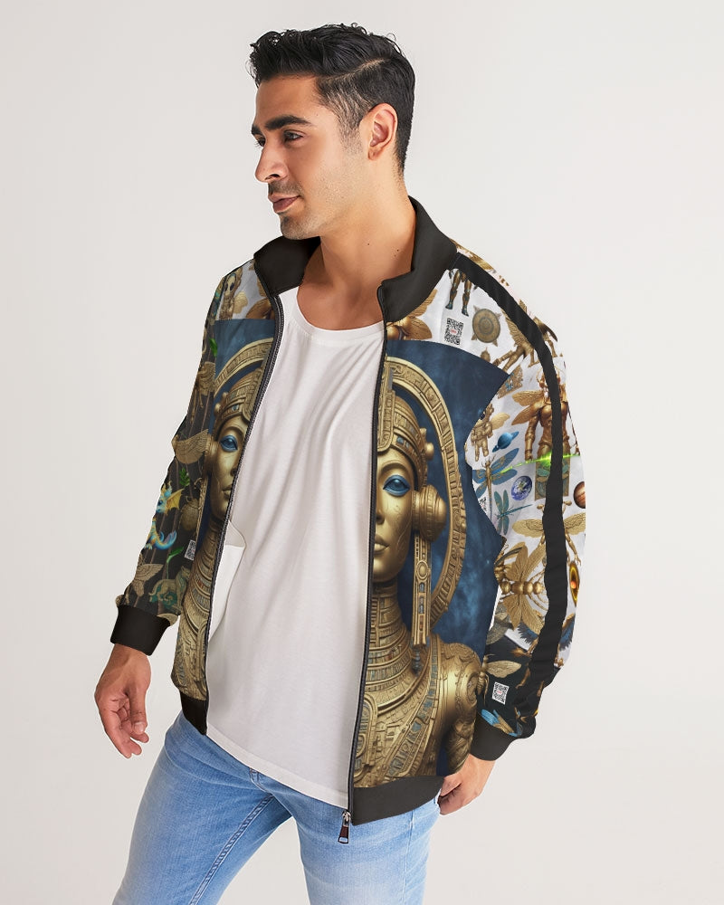 IMG_9222 Men's All-Over Print Stripe Sleeve Track Jacket