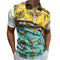 Men's Short Sleeve POLO Shirt with Zipper B470 (All-Over Printing)