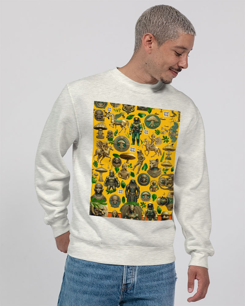 Mushroom Abstak Collection Unisex Premium Crewneck Sweatshirt | Lane Seven