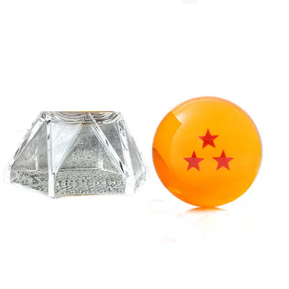 4.3 5.7 Cm Dragon Ball Z Crystal Ball Anime Figure 1 2 3 4 5 6 7 Star Dragon Balls with Stand Collectible Desktop Decoration Toy