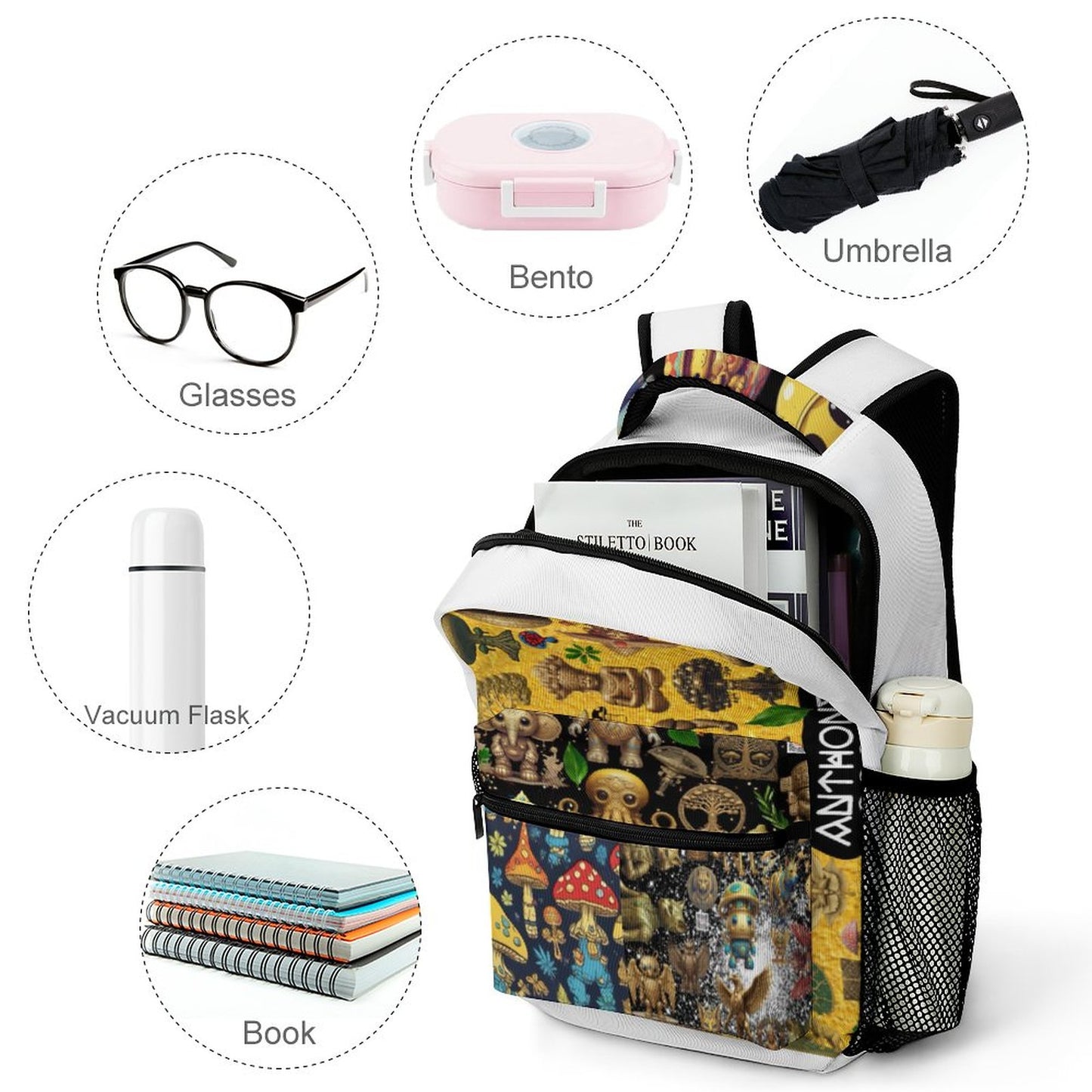 Children's School Backpack A012 (8 Sites)