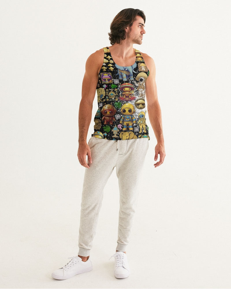 Elephant Collection Men's All-Over Print Tank