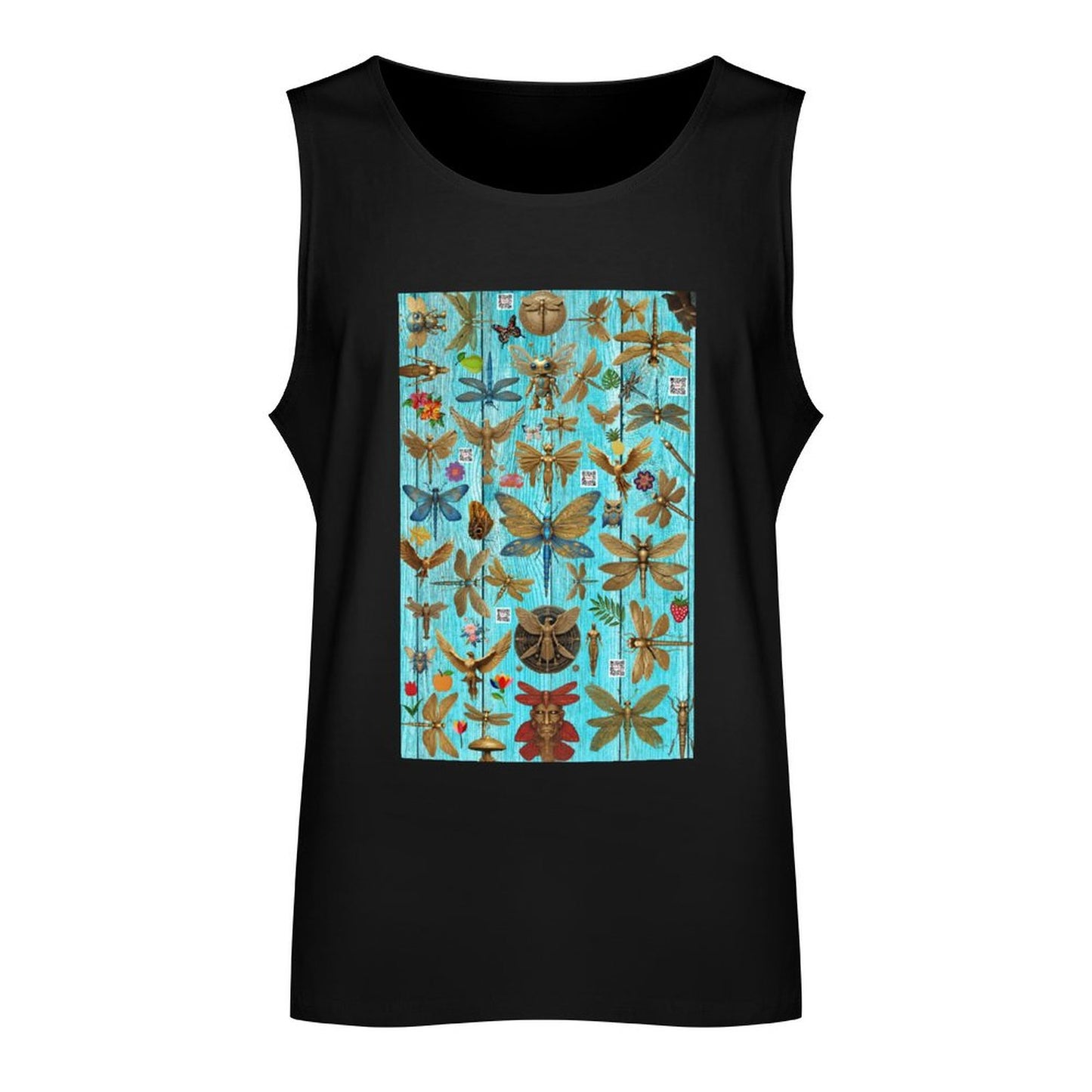 DTF 160gsm Men's Cotton Tank Top BX (Front Printing)