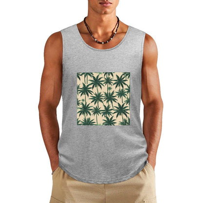 DTF 160gsm Men's Cotton Tank Top BX (Dual-sided Printing)