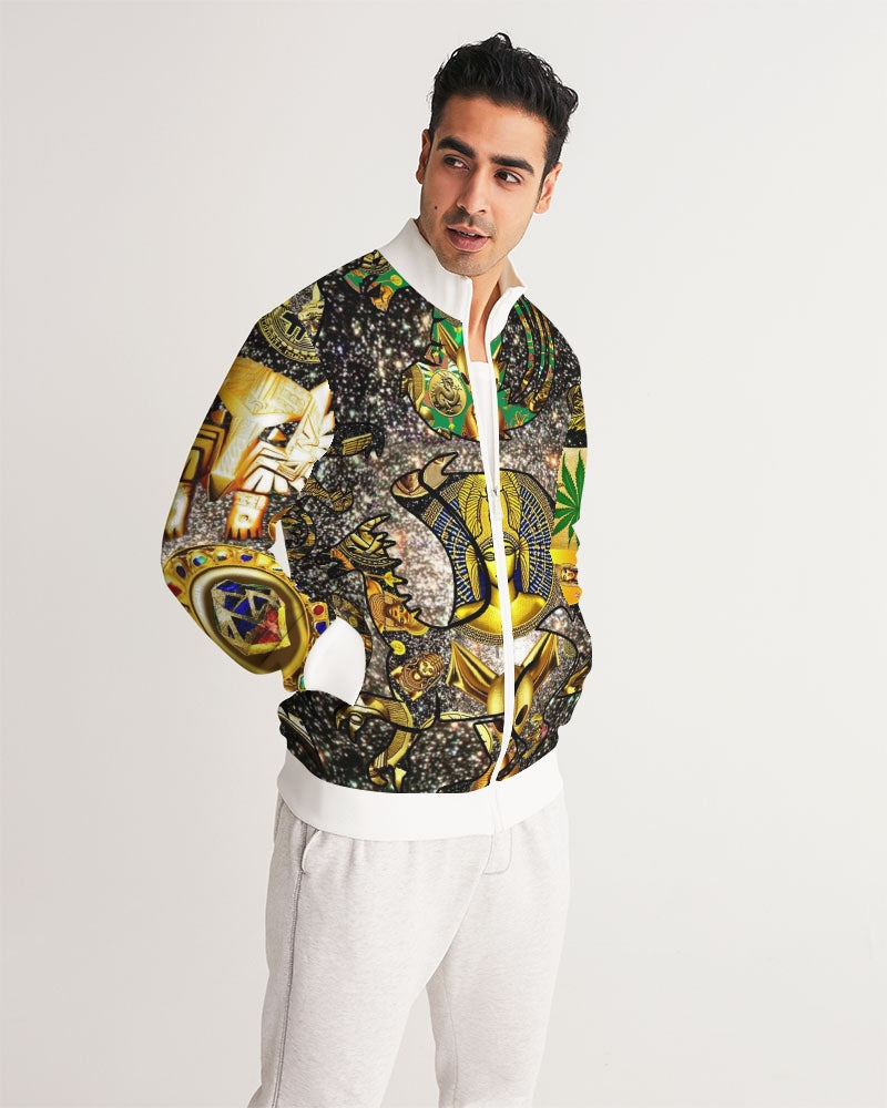 Ancient Abstrak Men's All-Over Print Track Jacket