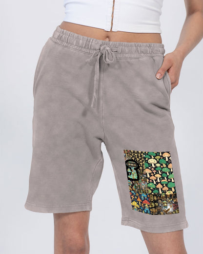 Alien Trendy Abstrak Collection Unisex Vintage Shorts | Lane Seven