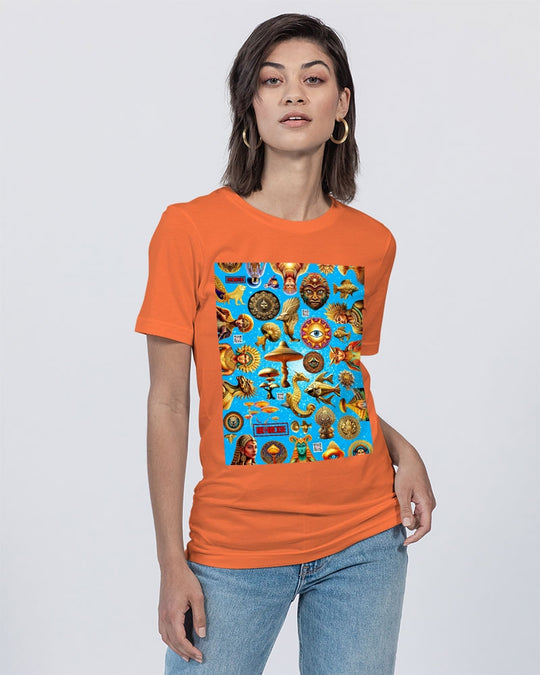 Eye and Face Abstrak Unisex Jersey Tee | Bella + Canvas