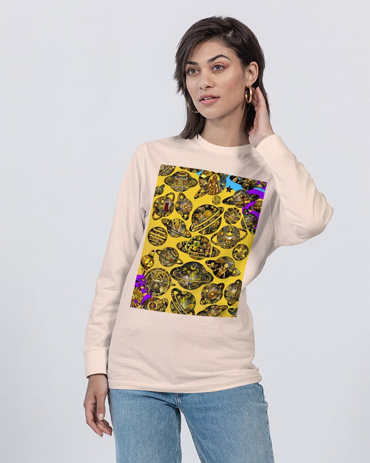 Nature Abstrak Unisex Long Sleeve Tee | Lane Seven