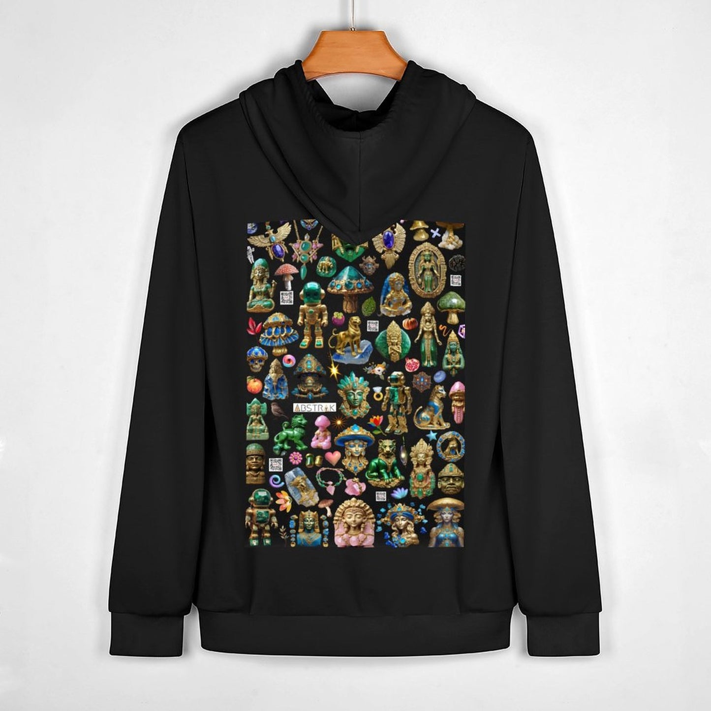 DTG 255gsm Cotton Men's Hoodie Back Print (Back Printing)