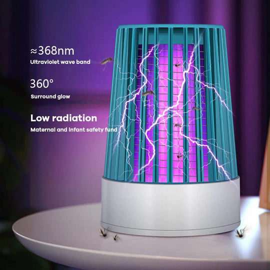 Smart Home Electric USB Electronic Fly Eliminator With Brush Mosquito Killer Lamp