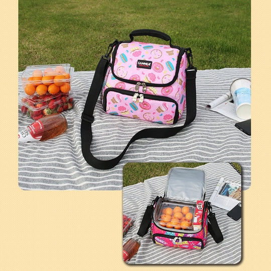 Cooler Bags Waterproof Oxford Food Thermal Insulated Picnic Camping Beach Children Lunch Bag